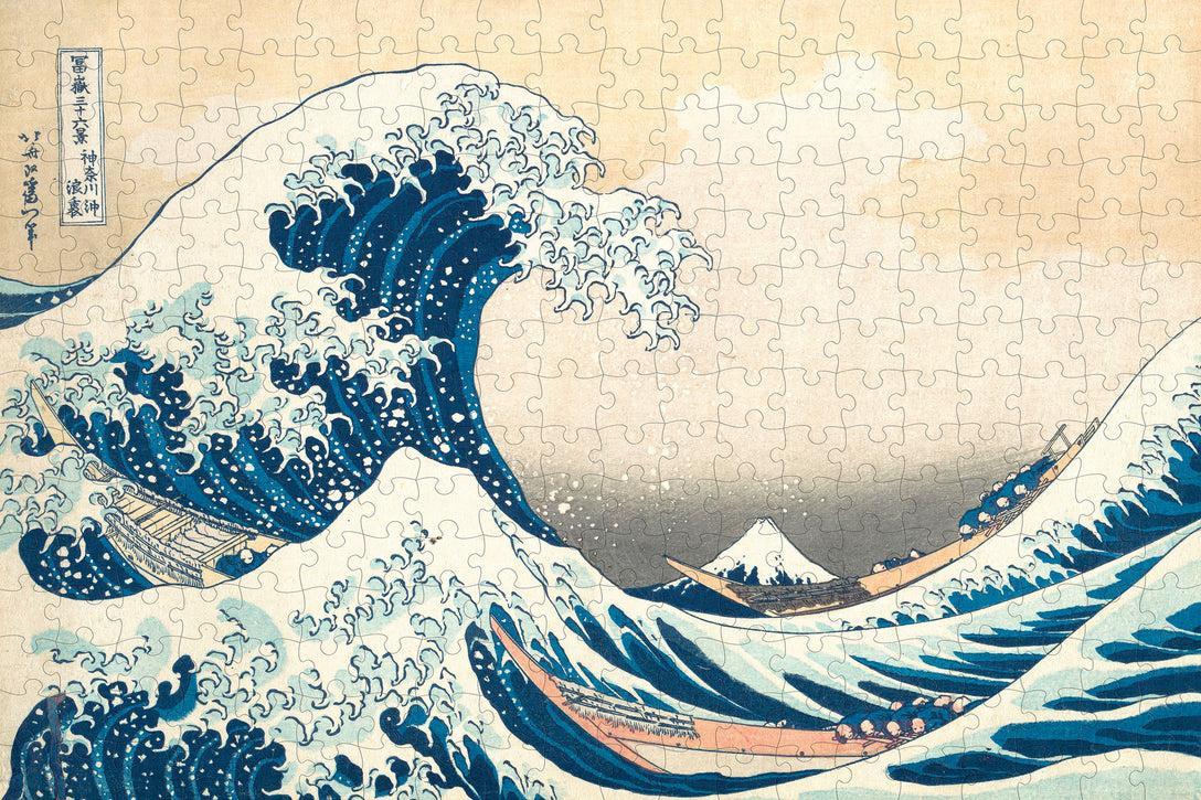 Pomegranate ArtPiece Puzzle: Hokusai: The Great Wave - 500 Piece Puzzle - Image 2
