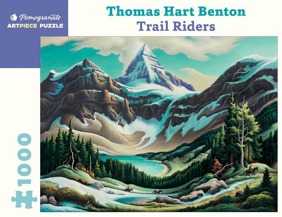 Pomegranate ArtPiece Puzzles: Thomas Hart Benton - Trail Riders - 1000 Piece Puzzle