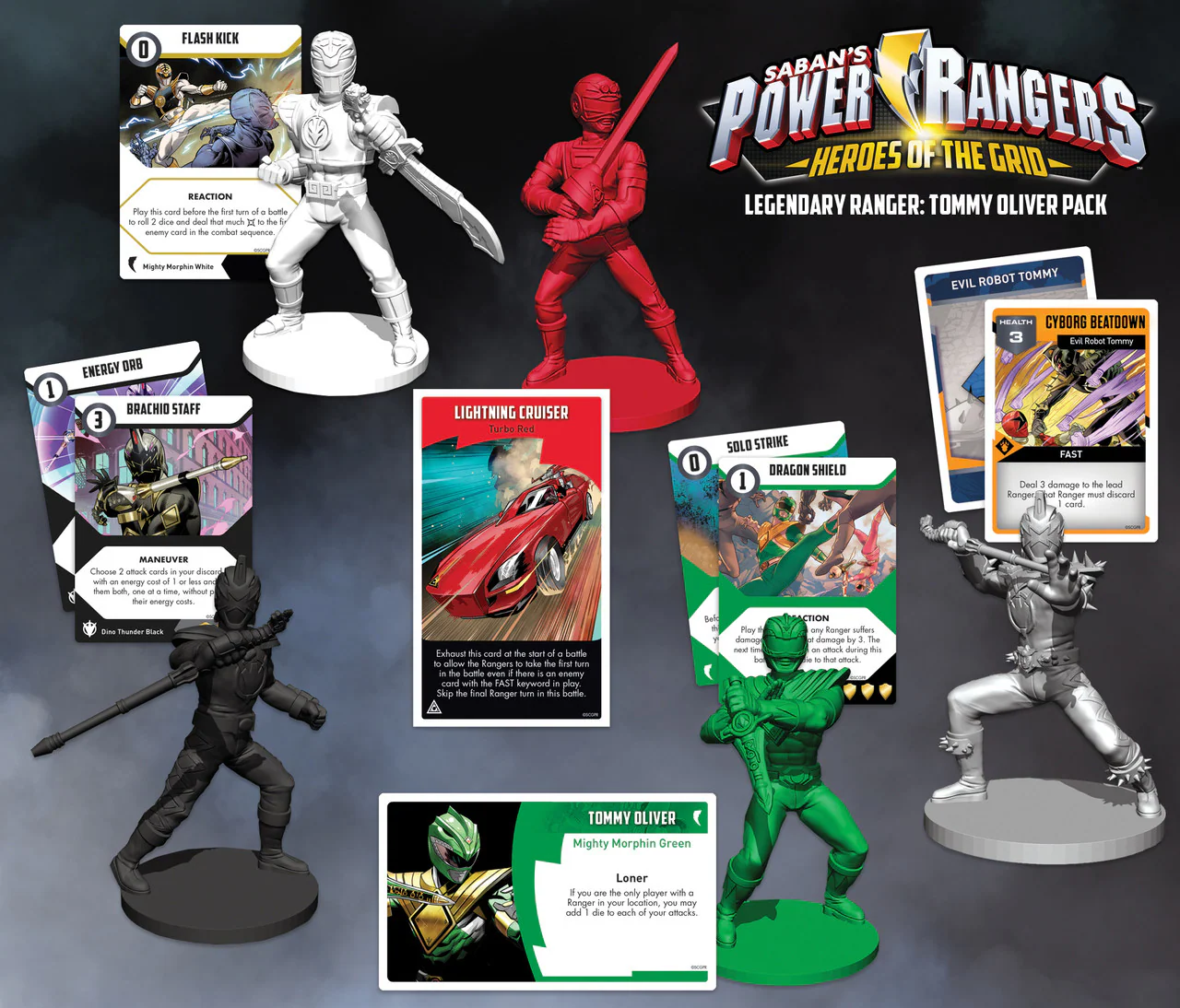 Power Rangers: Heroes of the Grid - Legendary Rangers Tommy Oliver Pack - Image 2