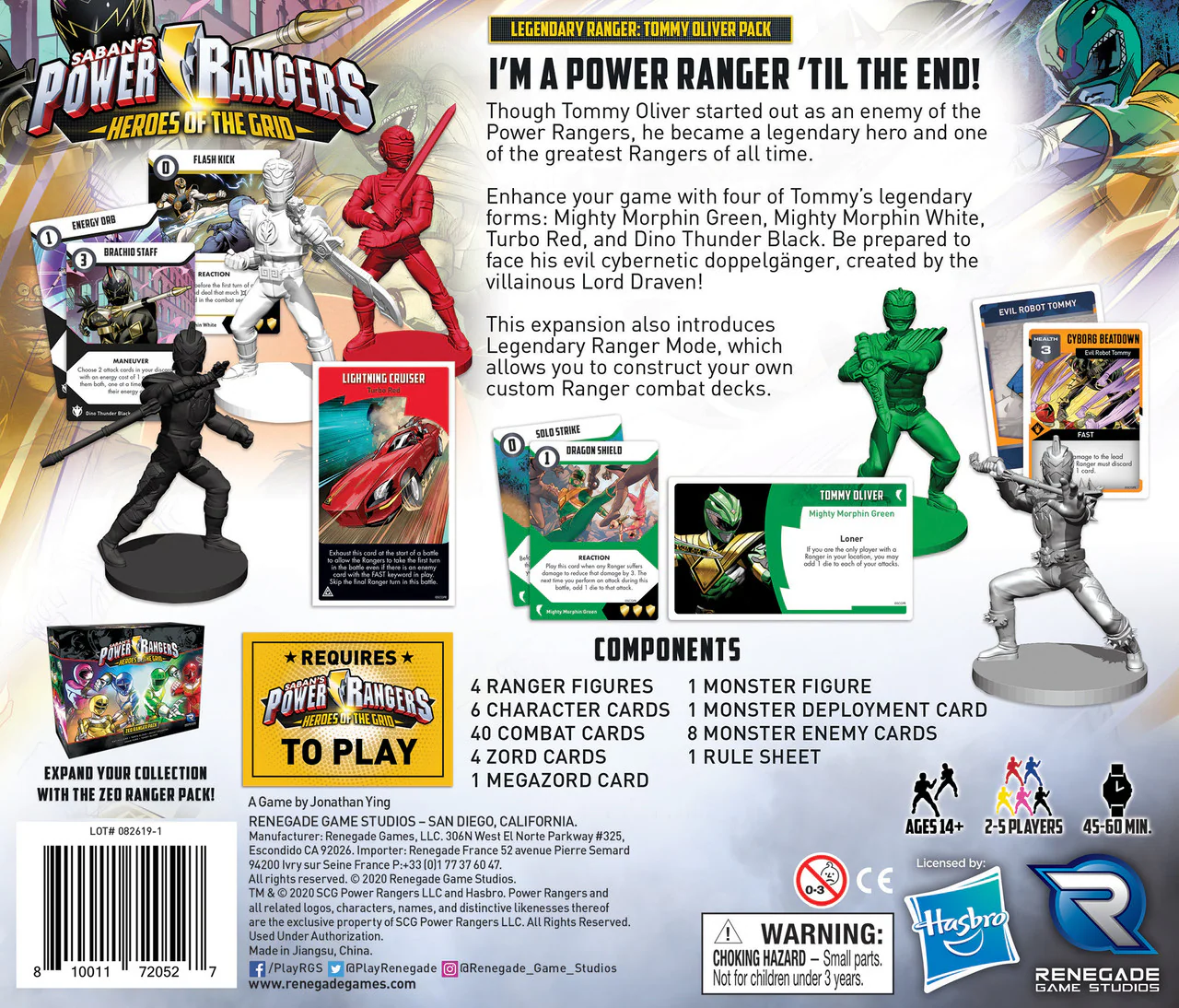 Power Rangers: Heroes of the Grid - Legendary Rangers Tommy Oliver Pack - Image 3