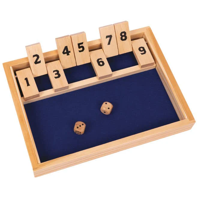 Professor Puzzle: Shut the Box (1 Player) - 9 Tiles - Image 2