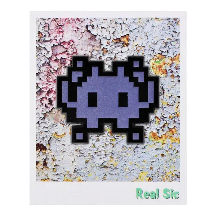Real Sic: Classic Arcade Nostalgia - Space Invader Enamel Pin - Image 2