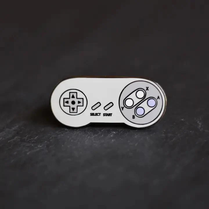 Real Sic: Snes Controller Enamel Pin - Image 2