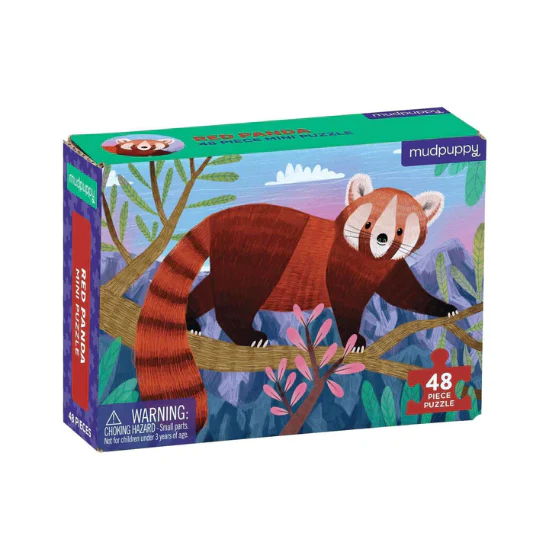 Red Panda Mini-Puzzle - 48 Pieces