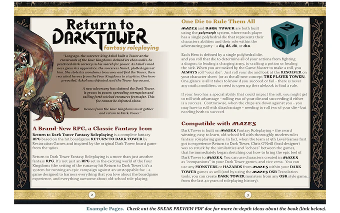 Return to Dark Tower RPG - Image 3