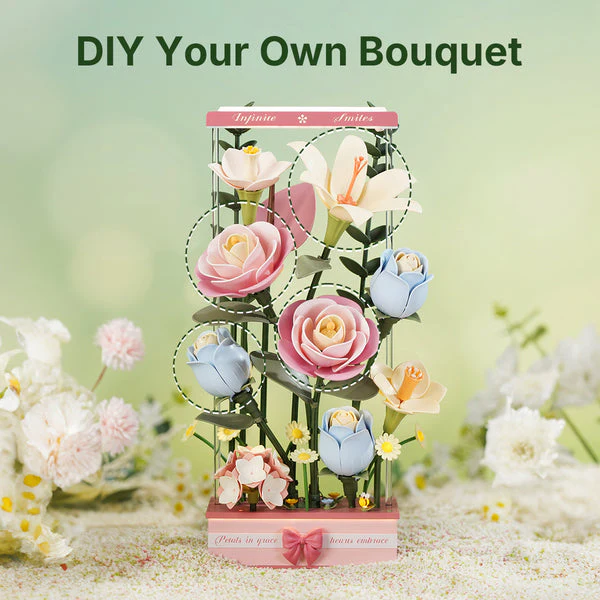 Rokr: Floral Art Series - Single Flower - Pink Camellia - Image 4