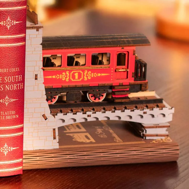 Rolife: Diy Booknook Puzzles - Diy Wooden Century Train - Image 3