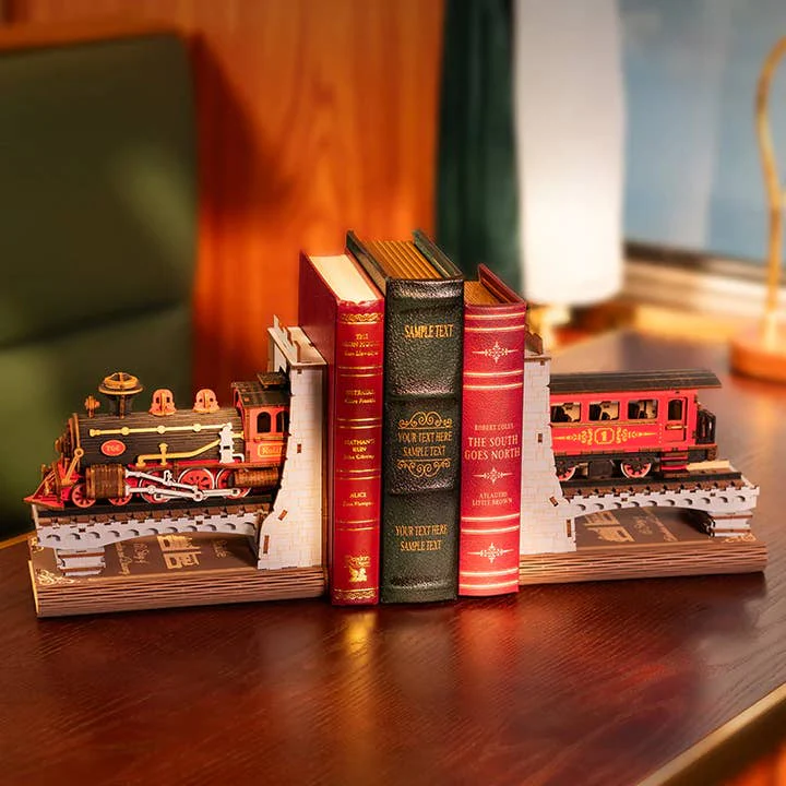 Rolife: Diy Booknook Puzzles - Diy Wooden Century Train - Image 5