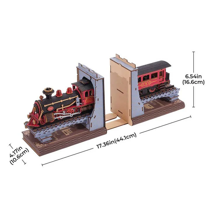 Rolife: Diy Booknook Puzzles - Diy Wooden Century Train - Image 6