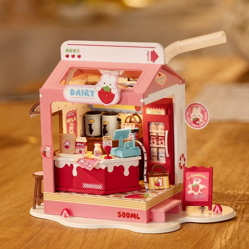 Rolife: DIY Miniature House - Strawberry Milk Box - Image 3