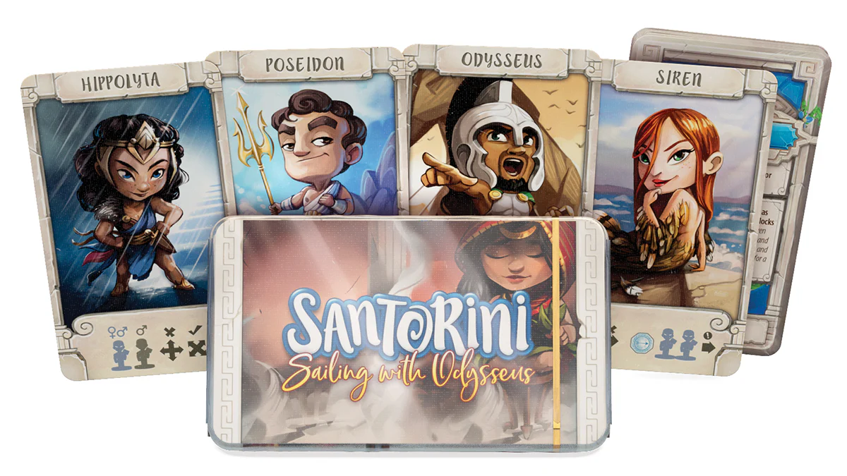 Santorini: Second Edition - Tides of Poseidon (Sailing with Odysseus God) Pack - Image 2