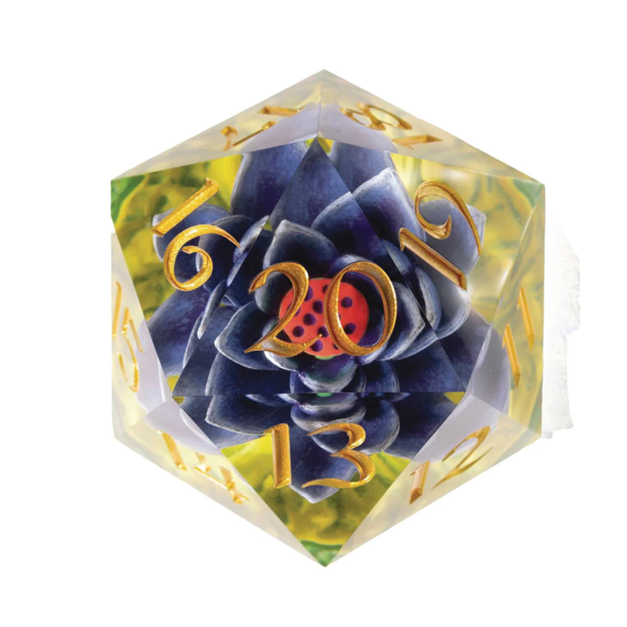 Sirius Dice: Magic the Gathering Black Lotus 54mm Spindown D20 - Image 2