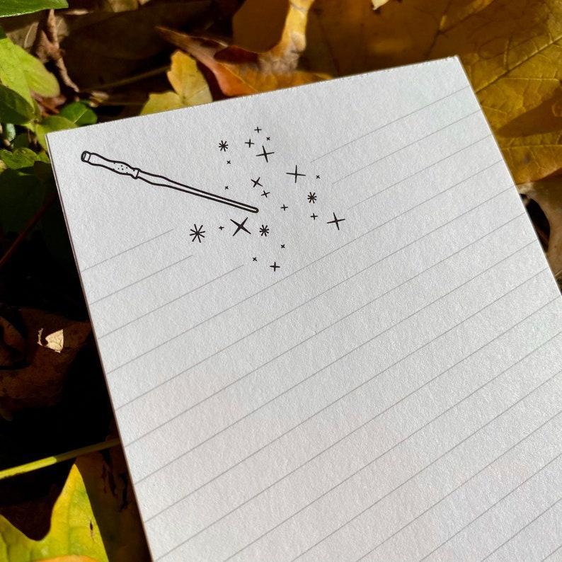Skylab Letterpress: Cauldron & Wand - Letterpressed Notepad - Image 3