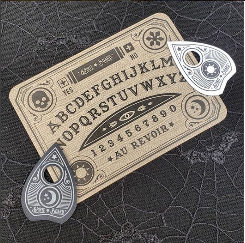 Skylab Letterpress: Mini Spirit Board - Letterpressed Ouija Board 5x7" - Image 2