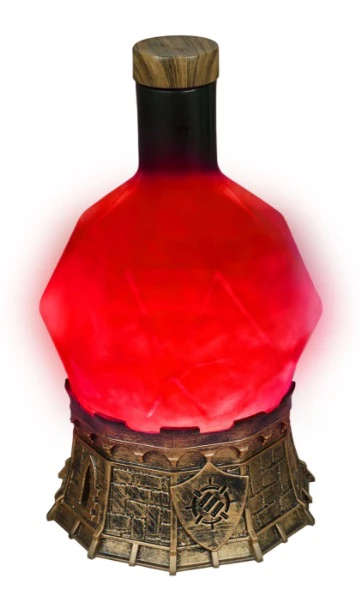 Sorcerer`s Potion Table Light - Red