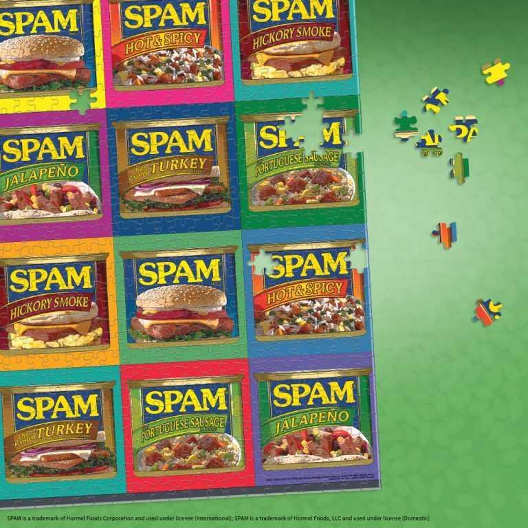 Spam: "SIZZLE. PORK. AND. MMMM." - 1000 Piece Puzzle - Image 3