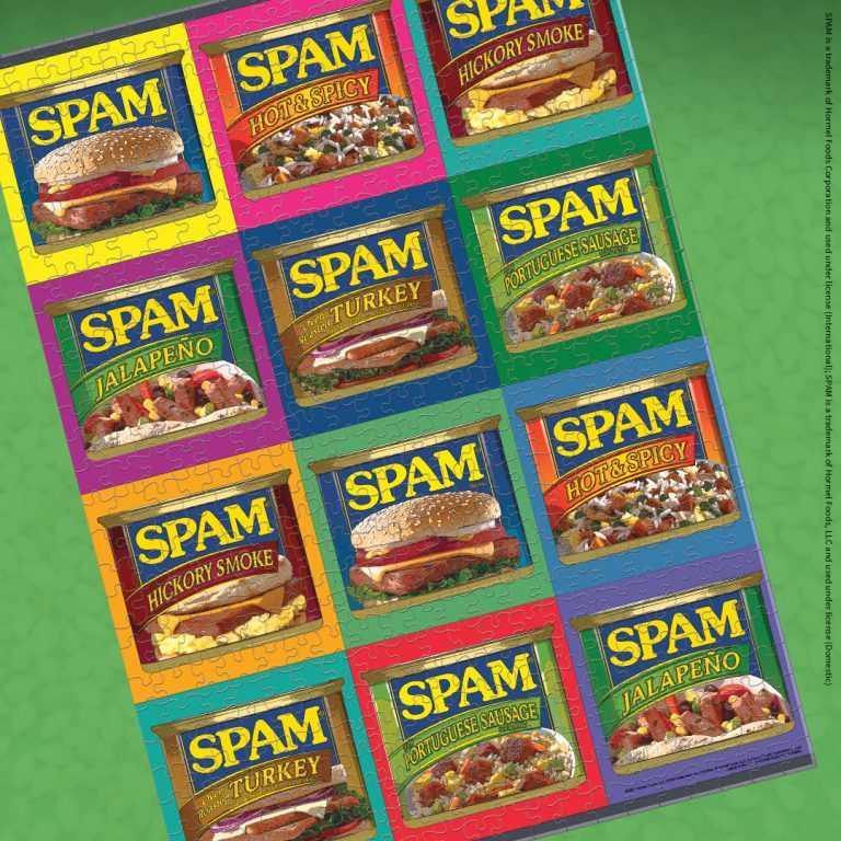 Spam: "SIZZLE. PORK. AND. MMMM." - 1000 Piece Puzzle - Image 4