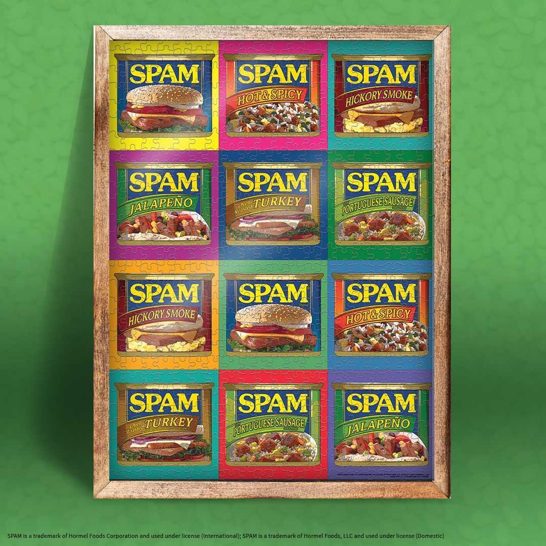 Spam: "SIZZLE. PORK. AND. MMMM." - 1000 Piece Puzzle - Image 5