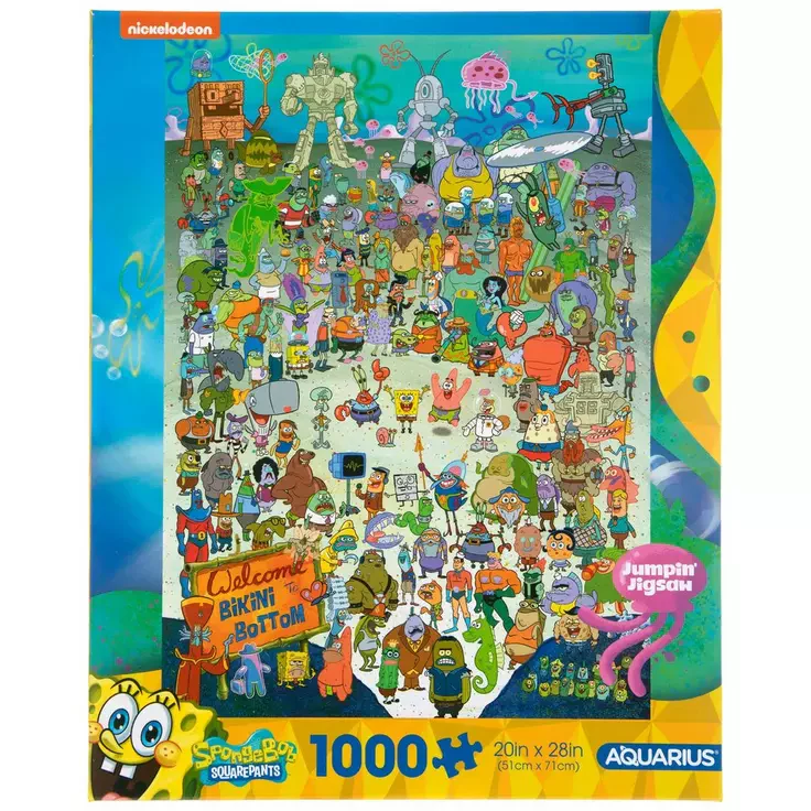 Spongebob Squarepants - Cast 1000 Piece Jigsaw Puzzle - Image 2