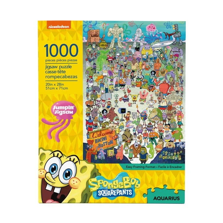 Spongebob Squarepants - Cast 1000 Piece Jigsaw Puzzle - Image 3