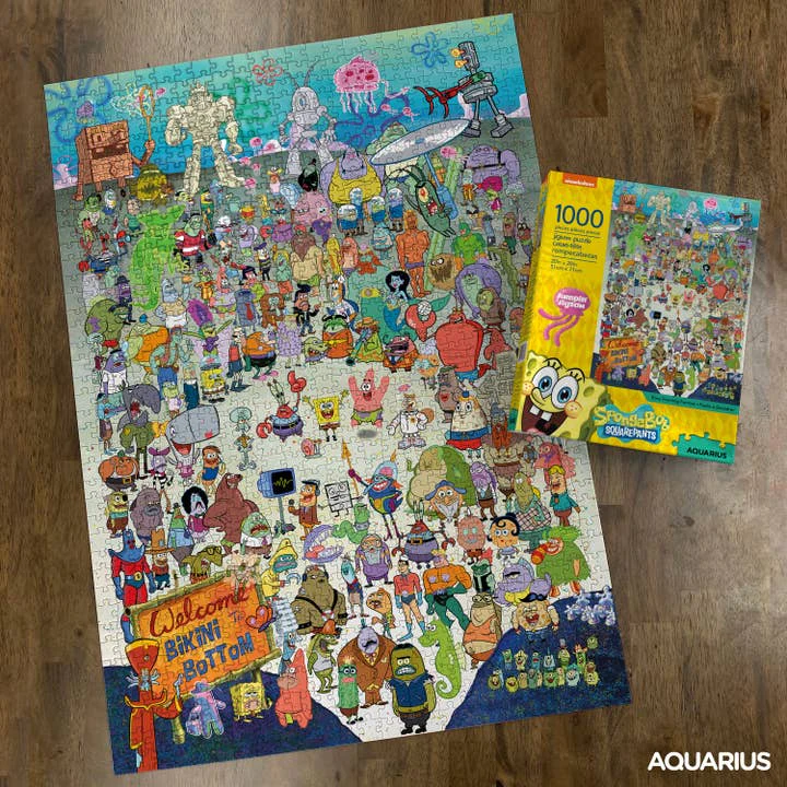 Spongebob Squarepants - Cast 1000 Piece Jigsaw Puzzle - Image 5