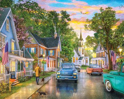 Springbok Puzzles: Blissful Borough - 1000 Piece Puzzle