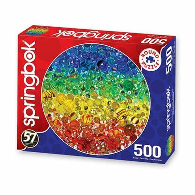 Springbok Puzzles: Illuminated Marbles - 500 Piece Puzzle