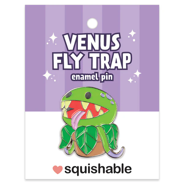 Squishable: Enamel Pin - Venus Fly Trap