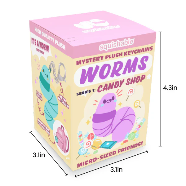 Squishable: Mystery Plush Keychain - Worms - Image 10