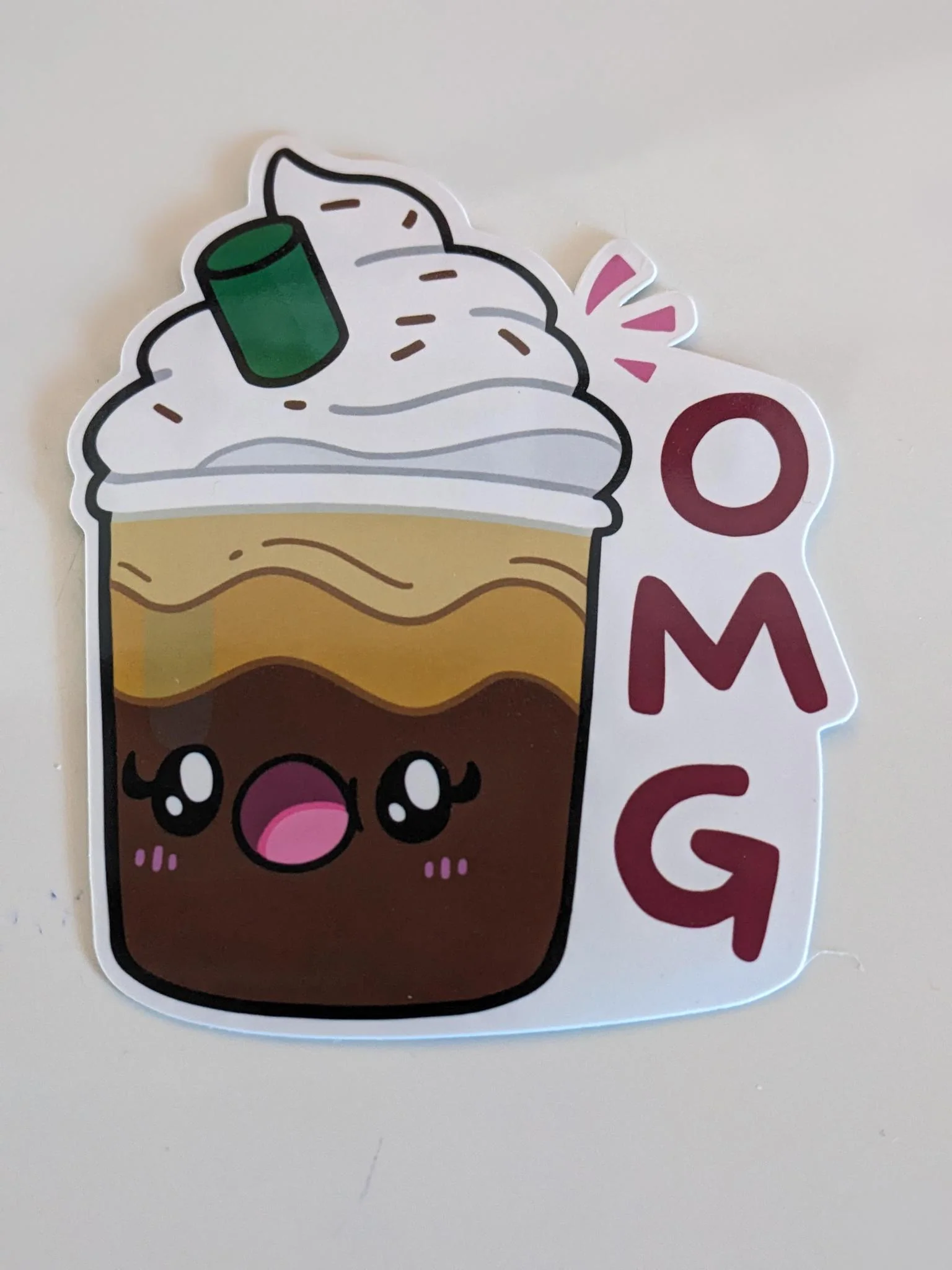 Squishable: Sticker - OMG Coffee
