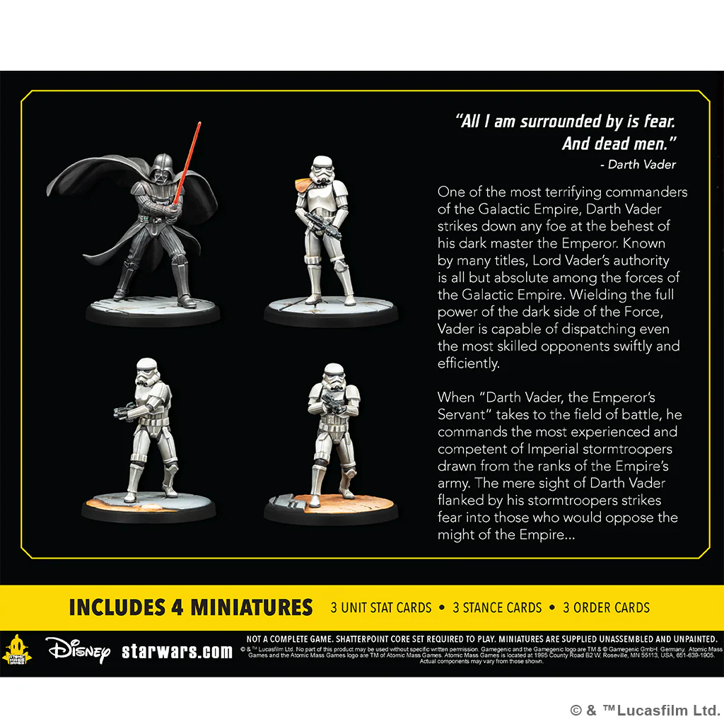 Star Wars: Shatterpoint - Fear and Dead Men: Darth Vader Squad Pack - Image 2