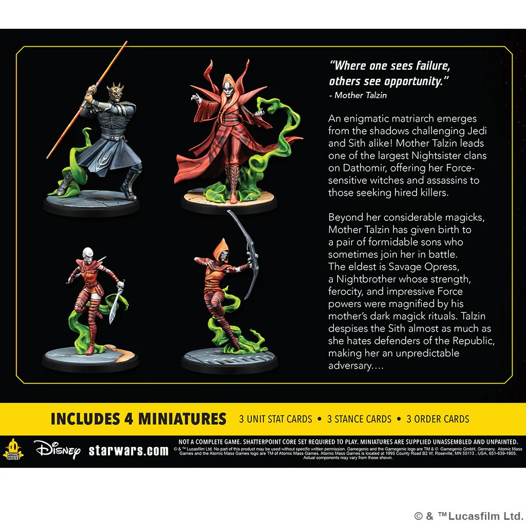 Star Wars: Shatterpoint - Witches of Dathomir: Mother Talzin Squad Pack - Image 2