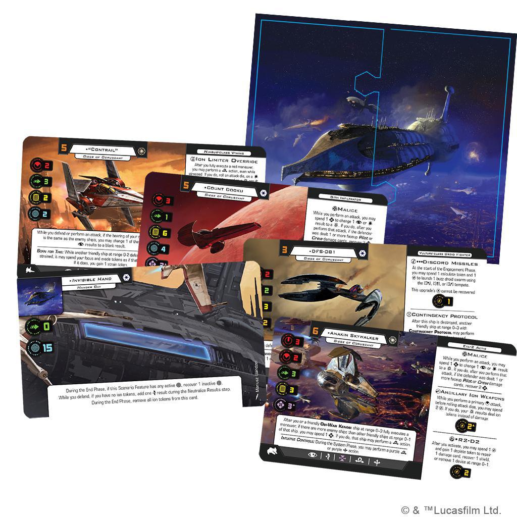 Star Wars X-Wing 2nd Edition: Siege of Coruscant Battle Pack - Image 2