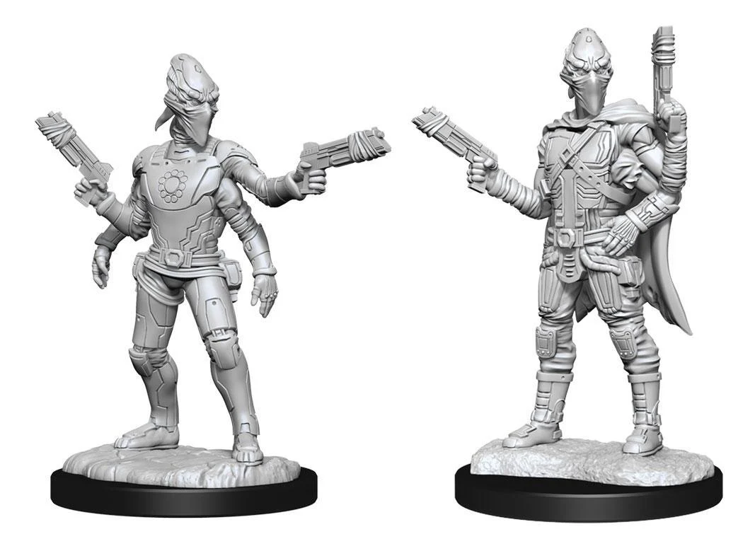 Starfinder Battles Deep Cuts Miniatures: Kasatha Operative - Unpainted