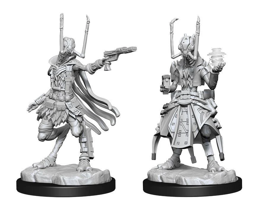Starfinder Battles Deep Cuts Miniatures: Shirren Technomancer- Unpainted