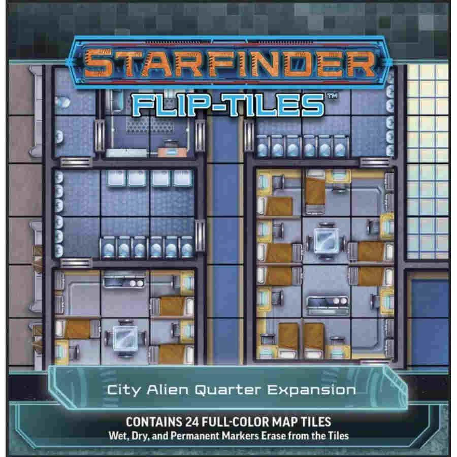Starfinder RPG: Flip Tiles - City Alien Quarter Expansion