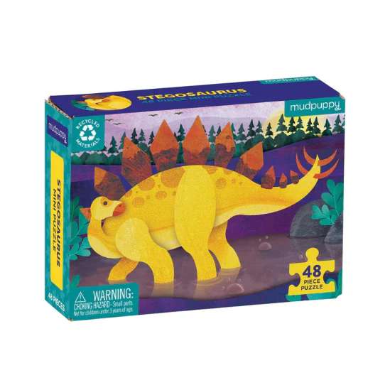 Stegosaurus Mini Puzzle - 48 Pieces