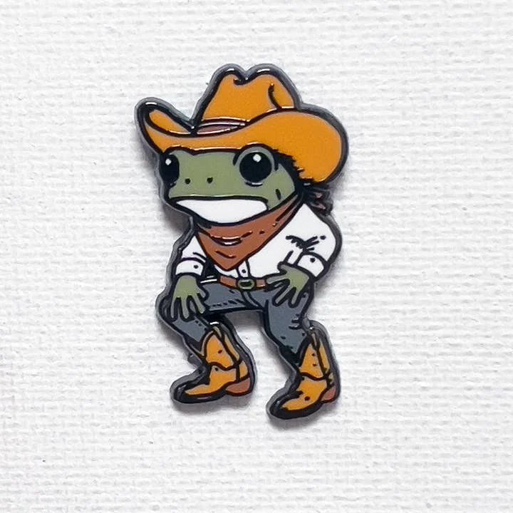 Strike Gently Co: Howdy Frog Enamel Pin