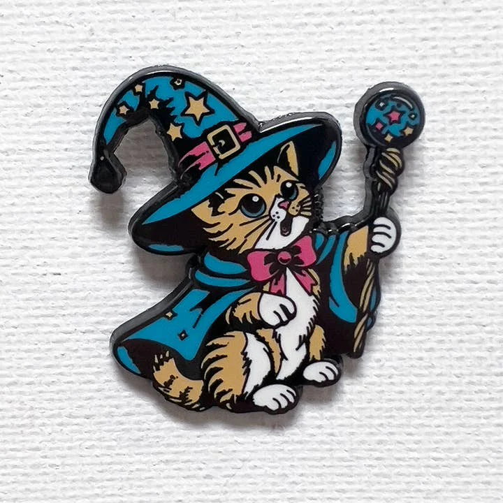 Strike Gently Co: Mage Cat Enamel Pin