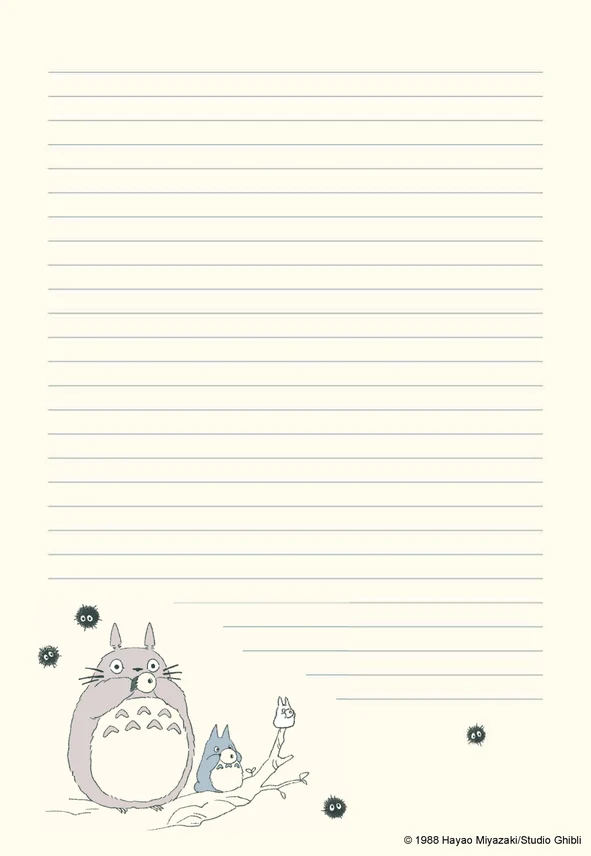 Studio Ghibli My Neighbor Totoro Stationery Set - Image 4