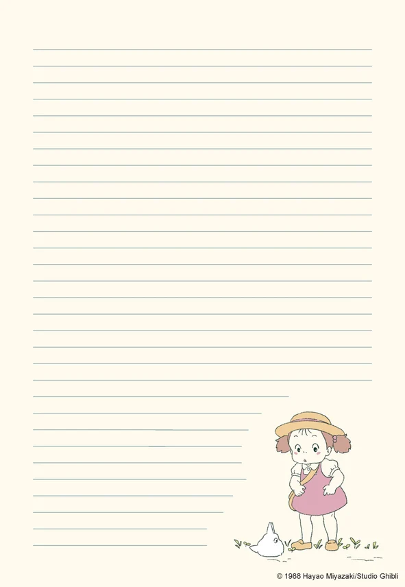 Studio Ghibli My Neighbor Totoro Stationery Set - Image 6