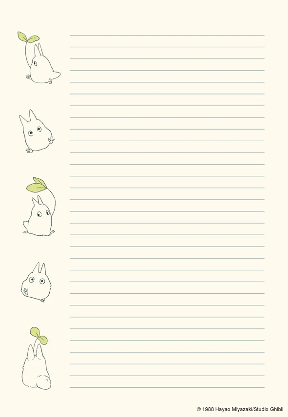 Studio Ghibli My Neighbor Totoro Stationery Set - Image 7