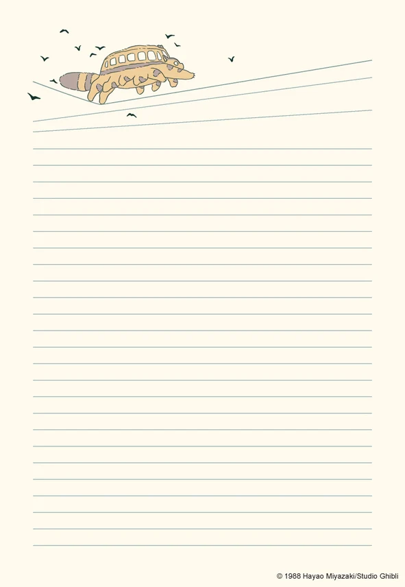 Studio Ghibli My Neighbor Totoro Stationery Set - Image 9