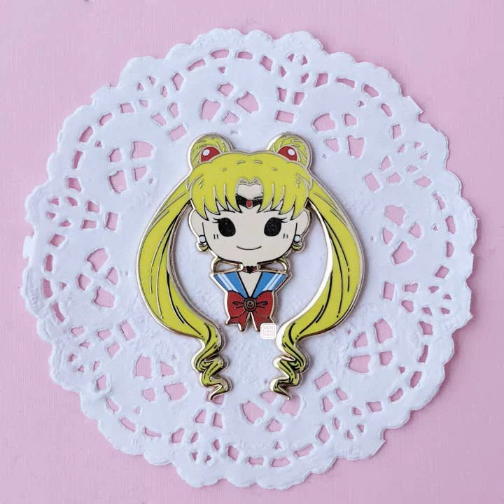 Sugar Cubed Studios: Chibi Sailor Moon - Pretty Guardians - Enamel Pin