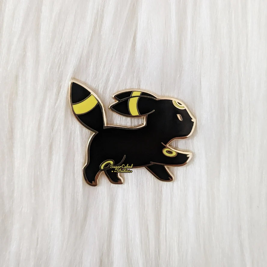 Sugar Cubed Studios: Enamel Pin - Marching Eeveelution (Umbreon)