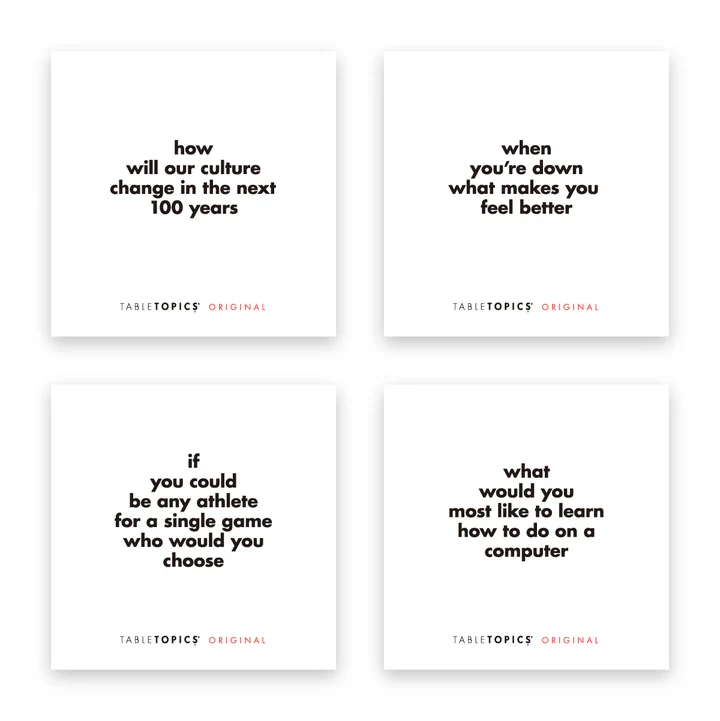 Table Topics: Original - Conversation Starter Card Game for Adults - Image 4