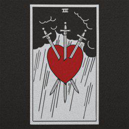 Tarot Three of Swords Unisex T-Shirt