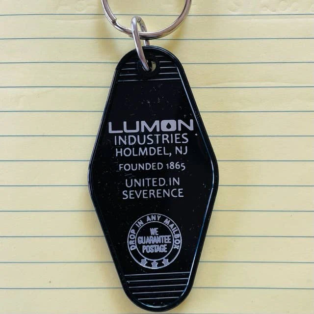The 3 Sisters Design Co: Motel Key Fob - Lumon Industries (Severance)