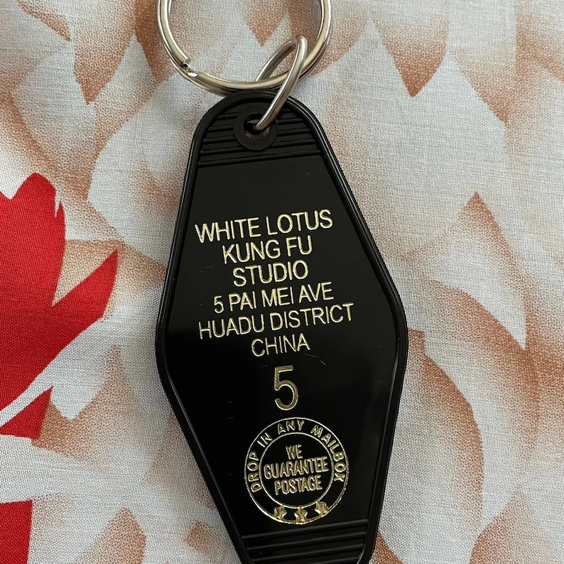 The 3 Sisters Design Co: Motel Key Fob - White Lotus Resort and Spa
