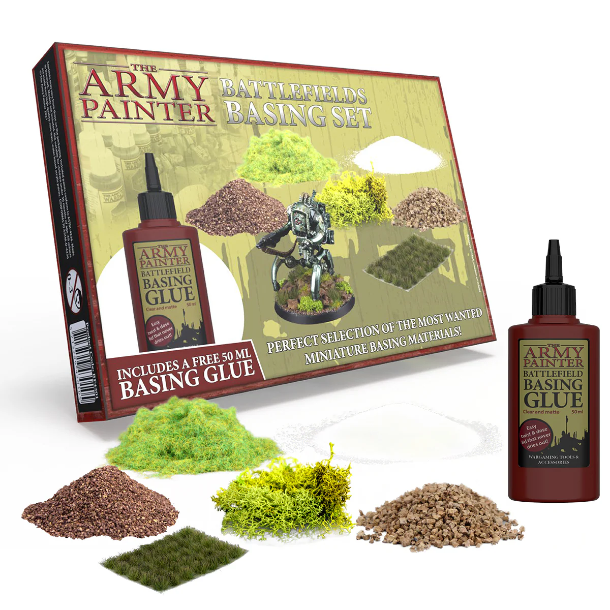 The Army Painter: Basing Material - Battlefields Basing Set